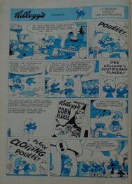 Gag publicitaire pour Kellogg's paru en 01/67 dans le JS 1502