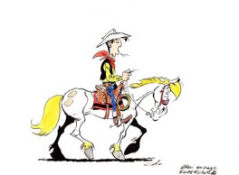Achdé - Lucky Luke et Jolly Jumper - Comic Strip