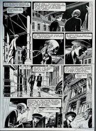 François Schuiten - Planche Originale de François Schuiten "Les Cités obscures - La Théorie du Grain de Sable" - Planche originale