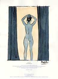 Blutch - Portfolio La Sérénade – Volume 2 – Exemplaire N°002 avec dessin original - Original Illustration