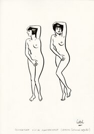 Catel - Kiki DE MONTPARNASSE – Édition spéciale – Illustration originale de couverture – R01 - Illustration originale