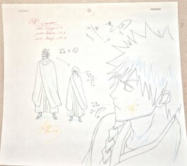 Tite Kubo Studio Pierrot - Crayonné ORIGINAL Bleach - Œuvre originale