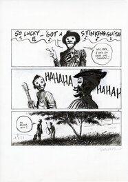 Frantz Duchazeau - Le rêve de Meteor Slim – Planche originale 6 - Planche originale