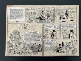 Planche Originale ERIK "Martin Gale" page 12 Grandes Aventires 1941