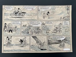 Planche Originale ERIK "Martin Gale" page 24 Grandes Aventires 1941