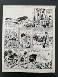Noël Gloesner - Planche Originale Noël Gloesner "Allez Ramuncho!" Page 32  1968 - Comic Strip