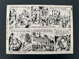 Noël Gloesner - Planche Originale Noel Gloesner "Les Enfants de la Tourmente" page 23 Mireille 1956 - Comic Strip