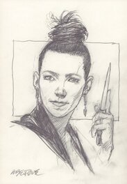 Tanino Liberatore - Portrait de femme 10 - Illustration originale