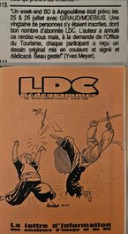 Ldc 1998, même initiative mais pour un Moebius qui ne viendra pas