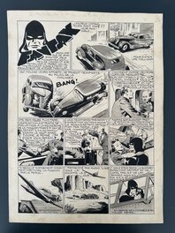 Planche originale - Planche Originale Bob Roc "Fantax N°15 : Le Monde du Silence" page titre 1947 Atelier Chott