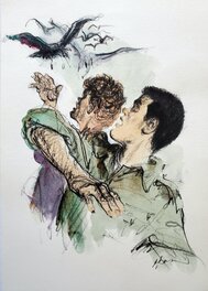 René Follet - BOB MORANE et BILL BALLANTINE . hommage à HENRI VERNES - Comic Strip