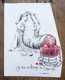 Je me matraque la trompe