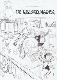 Gerd Van Loock - Jommeke 261: De recordjagers - Planche originale