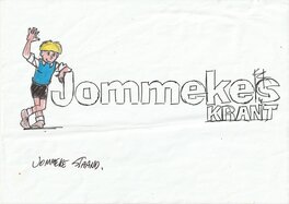 Gerd Van Loock - Logo Jommekeskrant - Planche originale