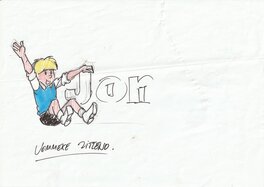 Gerd Van Loock - Logo Jommekeskrant - Planche originale