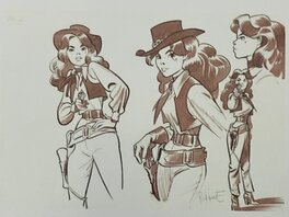Lucky Luke - Illustration originale