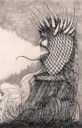 Jon Carling - Le Brouillard - Illustration originale