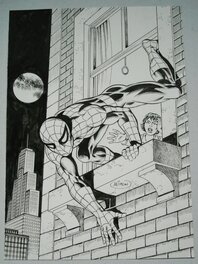 Jean-Yves Mitton - Spiderman - Original Illustration