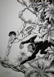 Jean-Yves Mitton - Tarzan - Original Illustration