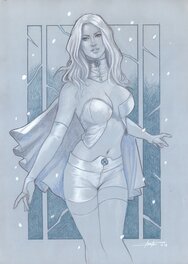 Luca Strati - Emma Frost - Original Illustration