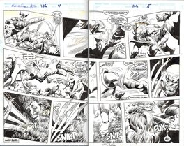 Planche originale - Marvel Comics Presents #106 [Male Bonding pt. 6] All Out Or All In