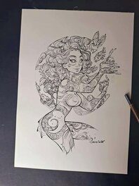 Ood Serrière - Waves - Illustration originale