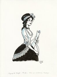 Muller Catel - Olympe de Gouges - Couverture de l'édition espagnole - Original Cover