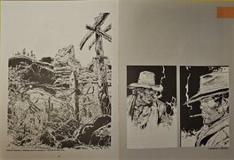 Première publication en noir et blanc, en 1983 dans Le tireur solitaire, Les Humanoïdes Associés Première publication en noir et blanc, en 1983 dans Le tireur solitaire, Les Humanoïdes Associés