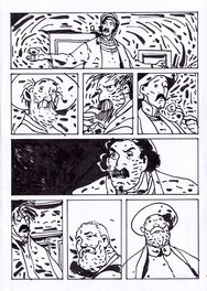 Bruno Le Floc'h - Paysage au chien rouge - Planche originale