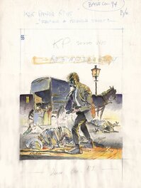 Ivo Milazzo - Ken PARKER  -  n° 55 Rapina a Reginald Street - Original Cover
