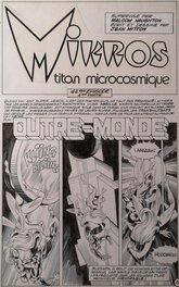 Tryptique Mikros Titan microscopique avec page titre Outre-Monde