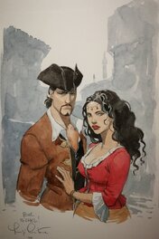 Luigi Critone - Le Scorpion & Méjaï - Illustration originale
