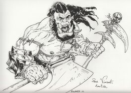 Jean-Charles Poupard - Orc - Illustration originale
