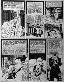 Serge Clerc - Le dessinateur espion, l'homme de Black Hole - page de fin - Planche originale