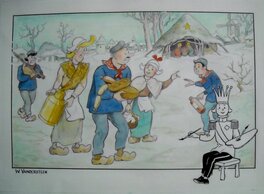 Willy Vandersteen - Bob et Bobette - Original Illustration