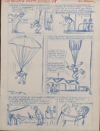 Pierre Lacroix - Original Bibi Fricotin - Comic Strip