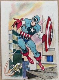 George Tuska - Captain America - Original Illustration
