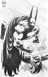 Kelley Jones - Batman Original Sketch Cover - Illustration originale
