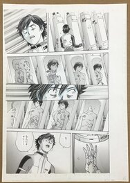 Takeaki Momose - Rahxephon VOL.2 CHAPTER 10 : DESTINY by Takeaki Momose original manga art page. - Original Illustration
