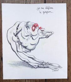 Original Illustration - Je me déglace le gorgeon