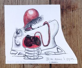 Original Illustration - Je me marine le geysier