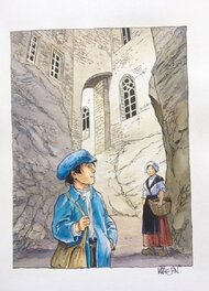 Jean-Charles Kraehn - Bout d'homme - Illustration originale