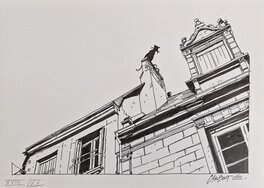 Christophe Chabouté - Chabouté - Chats - Illustration originale