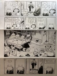 Phicil - Phicil, Georges Frog#4, American Dream, planche n°44, 2010. - Planche originale