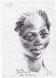 Yvon Le Corre - Danielle de Tananarive - Illustration originale