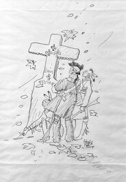 Hugo Pratt Dessin de couverture