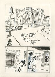 Philippe Dupuy - Une histoire de l’art (opus 2) Peindre – planche 3 - Planche originale