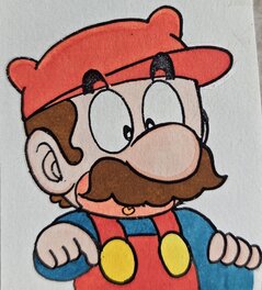 Hiroshi Takase - Super Mario Kun - Original Illustration