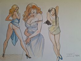 Vincenzo Cucca - Pin-Ups - Illustration originale
