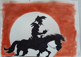 unknown - Lucky Luke - Illustration originale